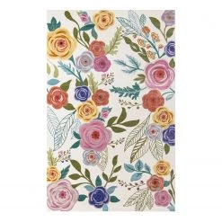 Top Square Tapis Sunshine II - Polypropylène / Coton - Ivoire