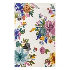 Top Square Tapis Sunshine I - Polypropylène / Coton - Ivoire