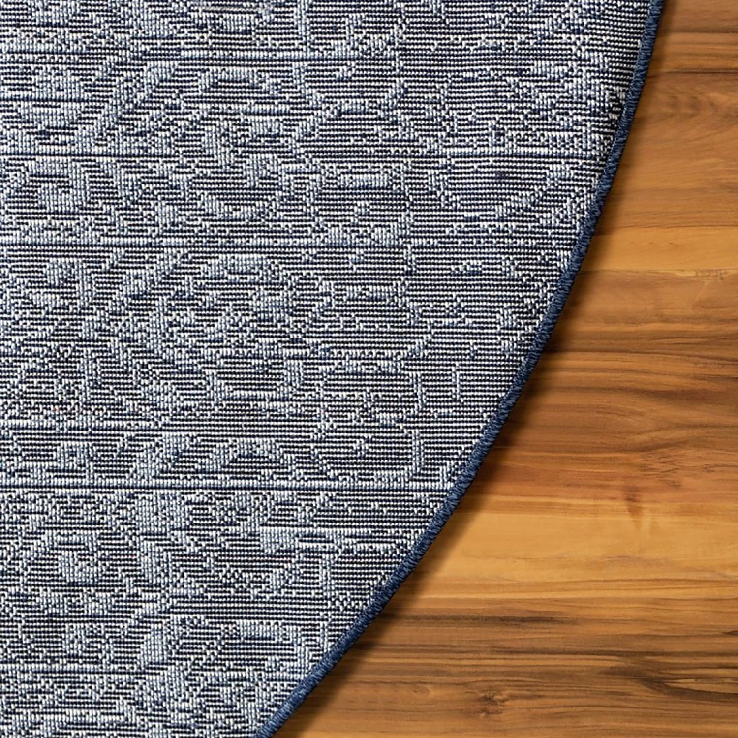 Top Square Tapis Good Times VII - Polypropylène / Coton - Bleu 4 Top Square Tapis Good Times VII - Polypropylène / Coton - Bleu – Image 2