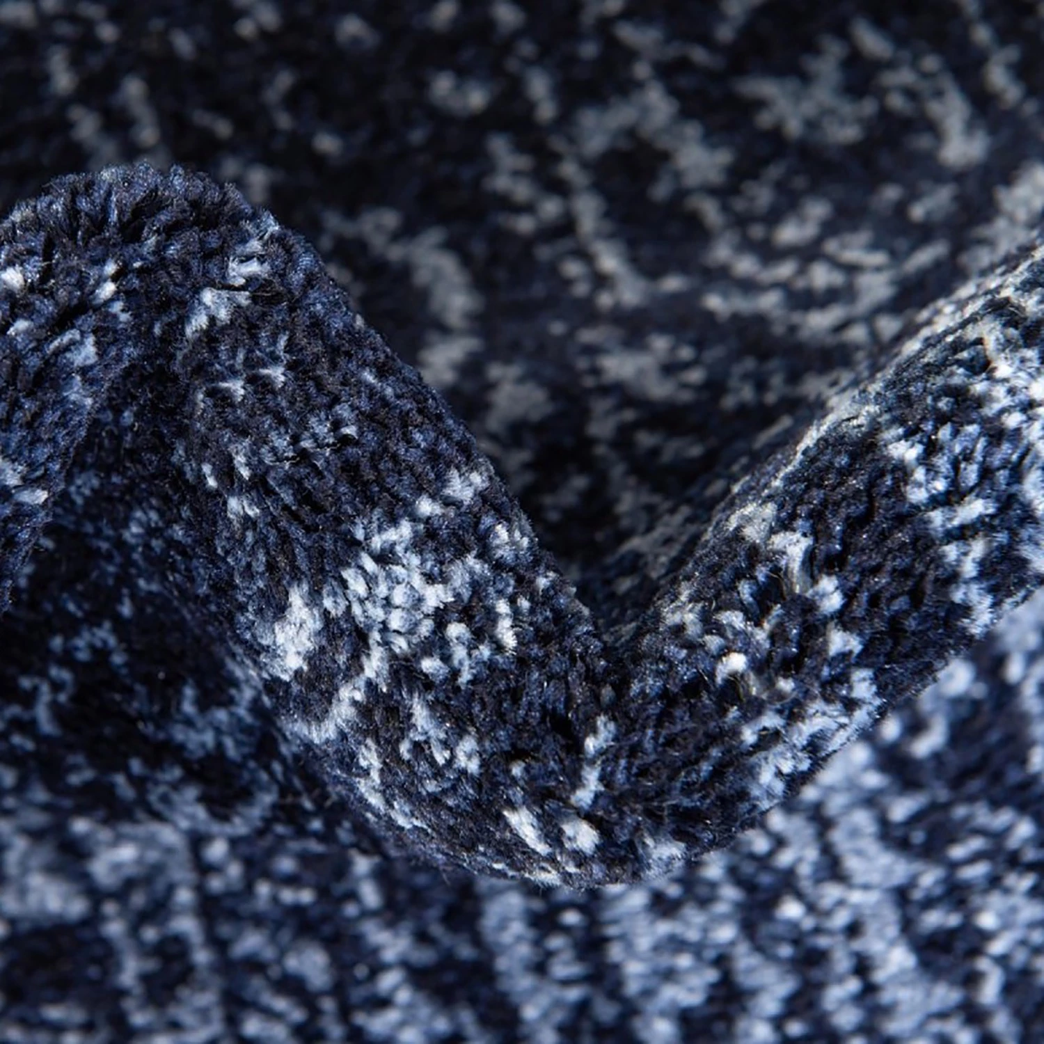 Top Square Tapis Good Times VII - Polypropylène / Coton - Bleu 6 Top Square Tapis Good Times VII - Polypropylène / Coton - Bleu – Image 4