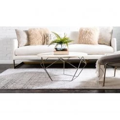 Top Square Tapis Good Times II - Polypropylène / Coton - Gris - 185 x 275 cm -Tapis Soldes Boutique 1000284572 210819 13413200163 MOOD DETAILS P000000001000284572 mood