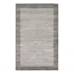 Top Square Tapis Good Times III - Polypropylène / Coton - Gris clair - 150 x 245 cm