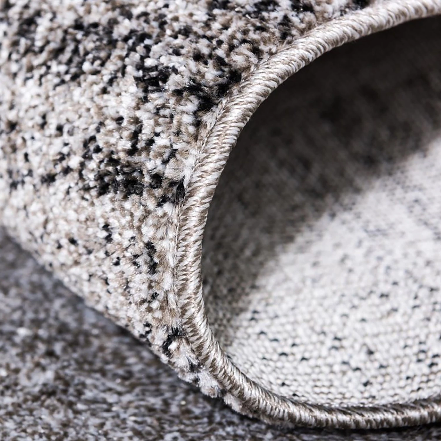 Top Square Tapis Good Times III - Polypropylène / Coton - Gris clair - 150 x 245 cm 11 Top Square Tapis Good Times III - Polypropylène / Coton - Gris clair - 150 x 245 cm – Image 9