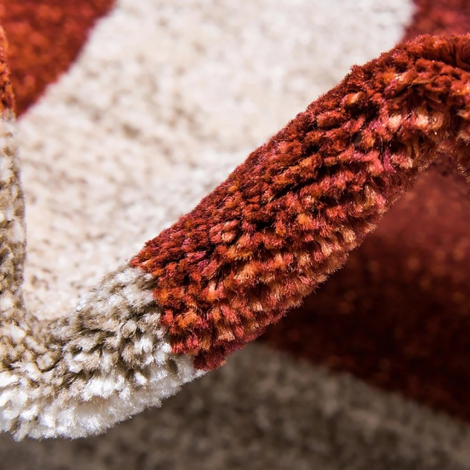 Top Square Tapis Good Times V - Polypropylène / Coton - Terre cuite - 150 x 245 cm 10 Top Square Tapis Good Times V - Polypropylène / Coton - Terre cuite - 150 x 245 cm – Image 8