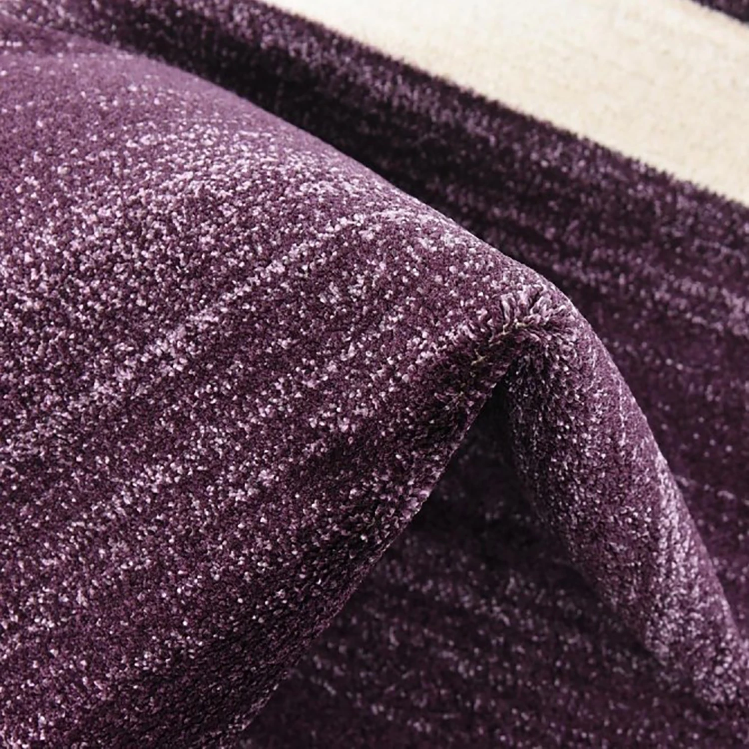 Top Square Tapis de couloir Good Times IV - Polypropylène / Coton - Mauve 4 Top Square Tapis de couloir Good Times IV - Polypropylène / Coton - Mauve – Image 2