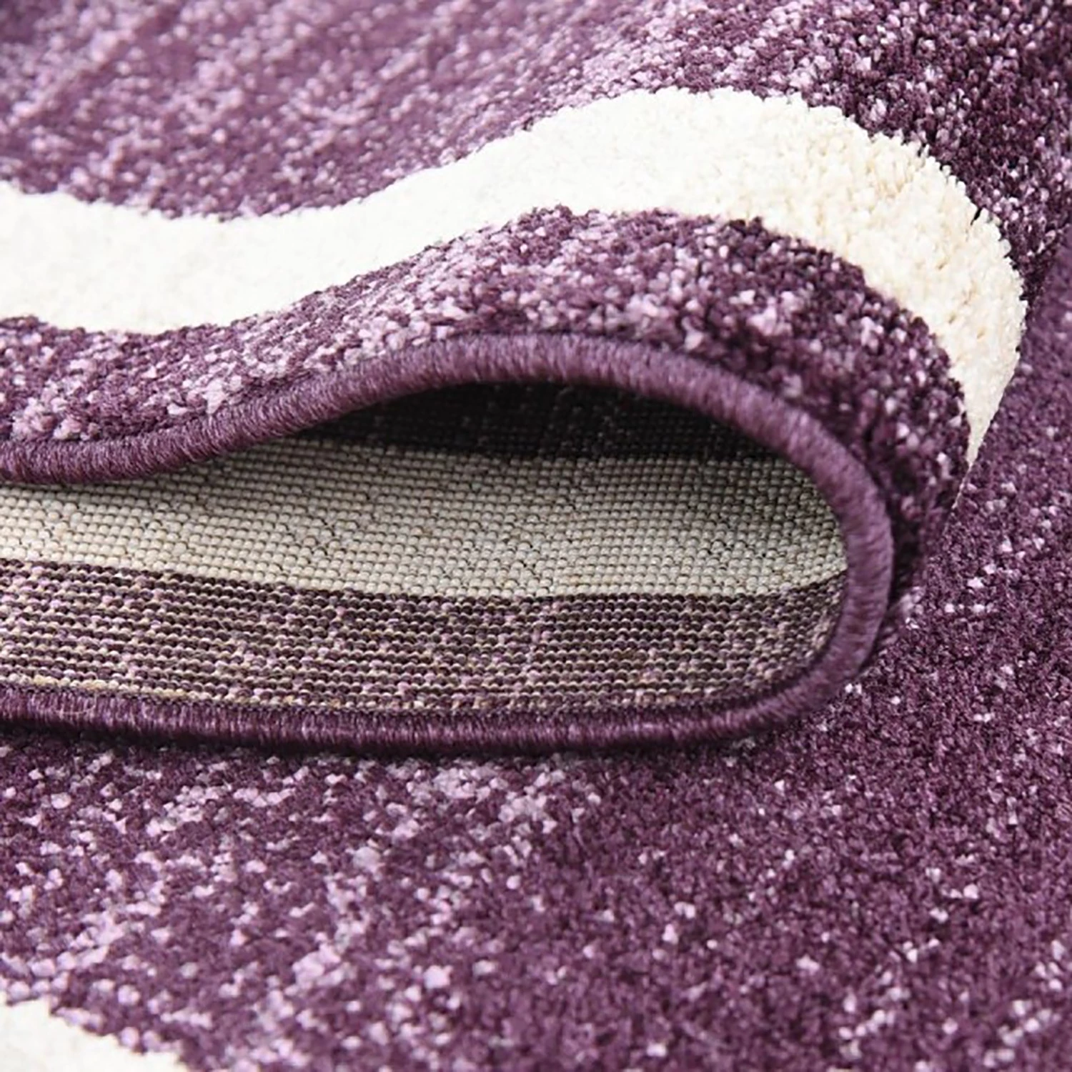 Top Square Tapis de couloir Good Times IV - Polypropylène / Coton - Mauve 8 Top Square Tapis de couloir Good Times IV - Polypropylène / Coton - Mauve – Image 6