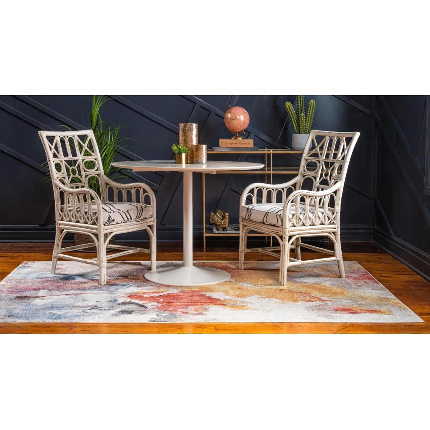 Top Square Tapis Uptown - Polyester/ Jute - Multicolore - 150 x 245 cm 7 Top Square Tapis Uptown - Polyester/ Jute - Multicolore - 150 x 245 cm – Image 5