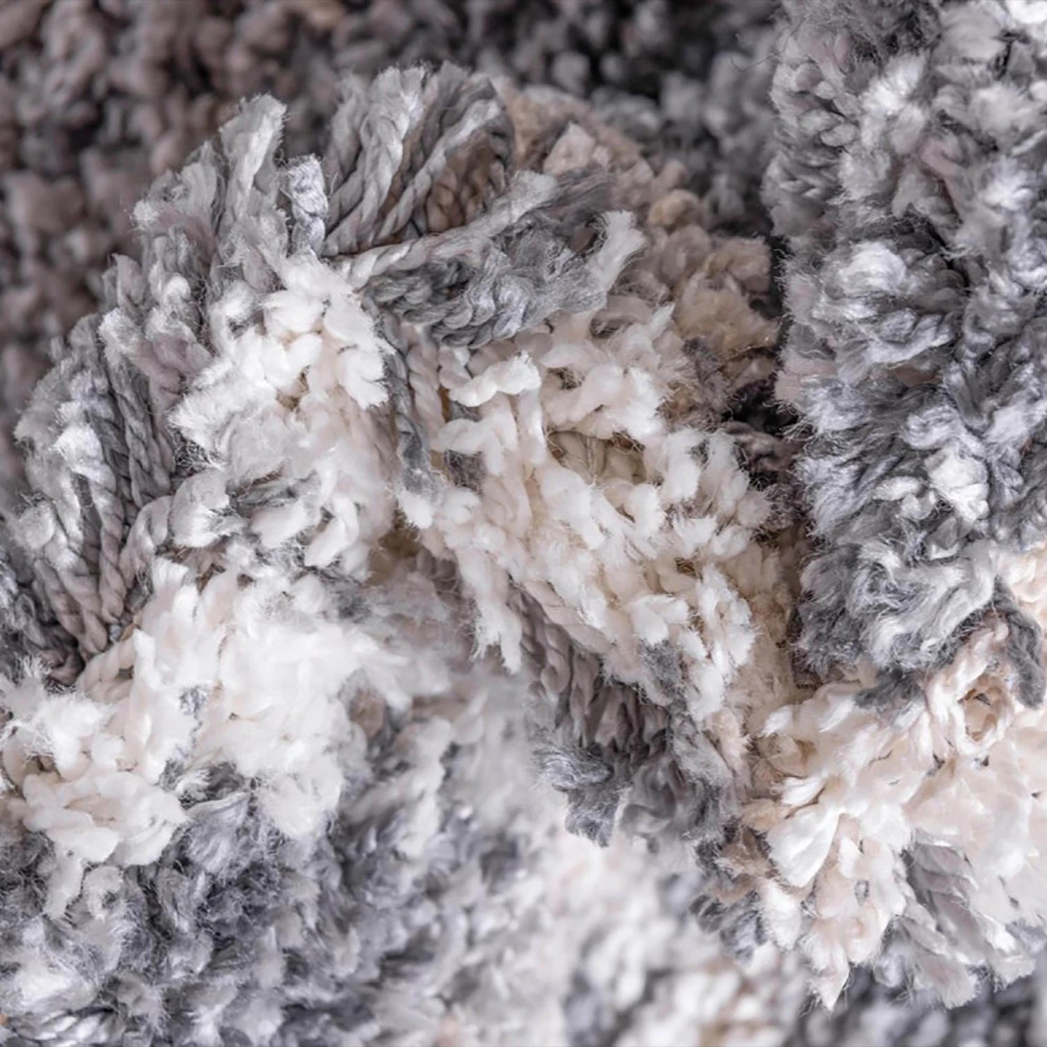 Top Square Tapis épais Top Shag I - Polypropylène / Envers : - Gris - 155 x 245 cm 4 Top Square Tapis épais Top Shag I - Polypropylène / Envers : - Gris - 155 x 245 cm – Image 2