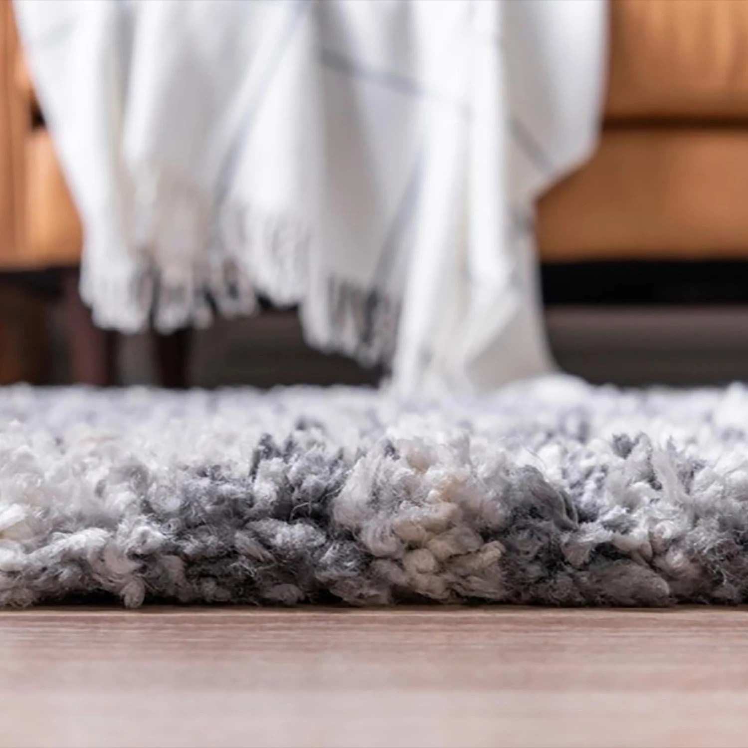 Top Square Tapis épais Top Shag I - Polypropylène / Envers : - Gris - 155 x 245 cm 6 Top Square Tapis épais Top Shag I - Polypropylène / Envers : - Gris - 155 x 245 cm – Image 4