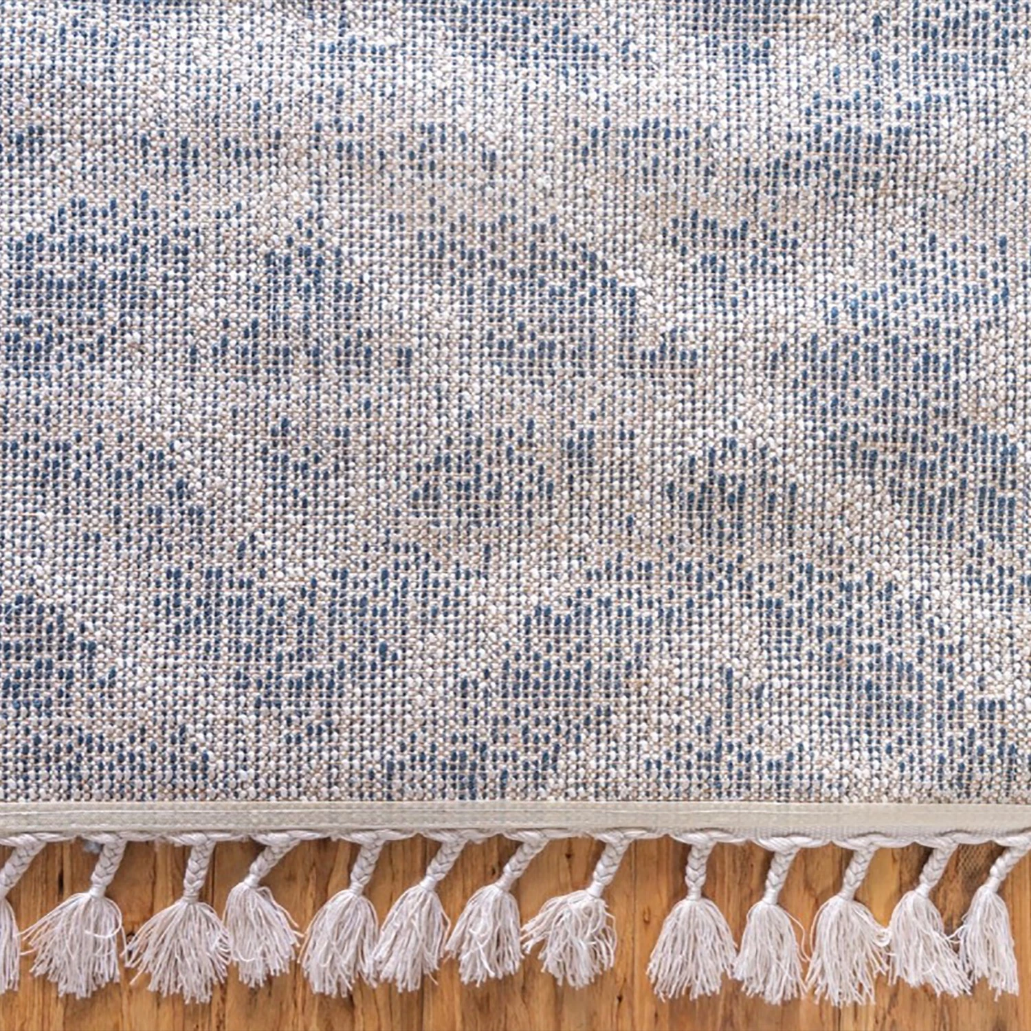 Top Square Tapis épais Top Shag II - Polypropylène / Envers : - Bleu - 150 x 245 cm 6 Top Square Tapis épais Top Shag II - Polypropylène / Envers : - Bleu - 150 x 245 cm – Image 4