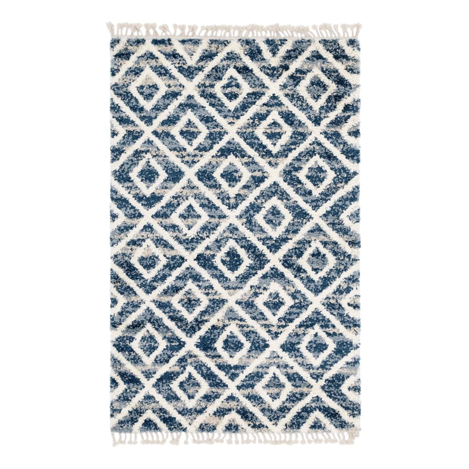 Top Square Tapis épais Top Shag II - Polypropylène / Envers : - Bleu - 150 x 245 cm 3 Top Square Tapis épais Top Shag II - Polypropylène / Envers : - Bleu - 150 x 245 cm