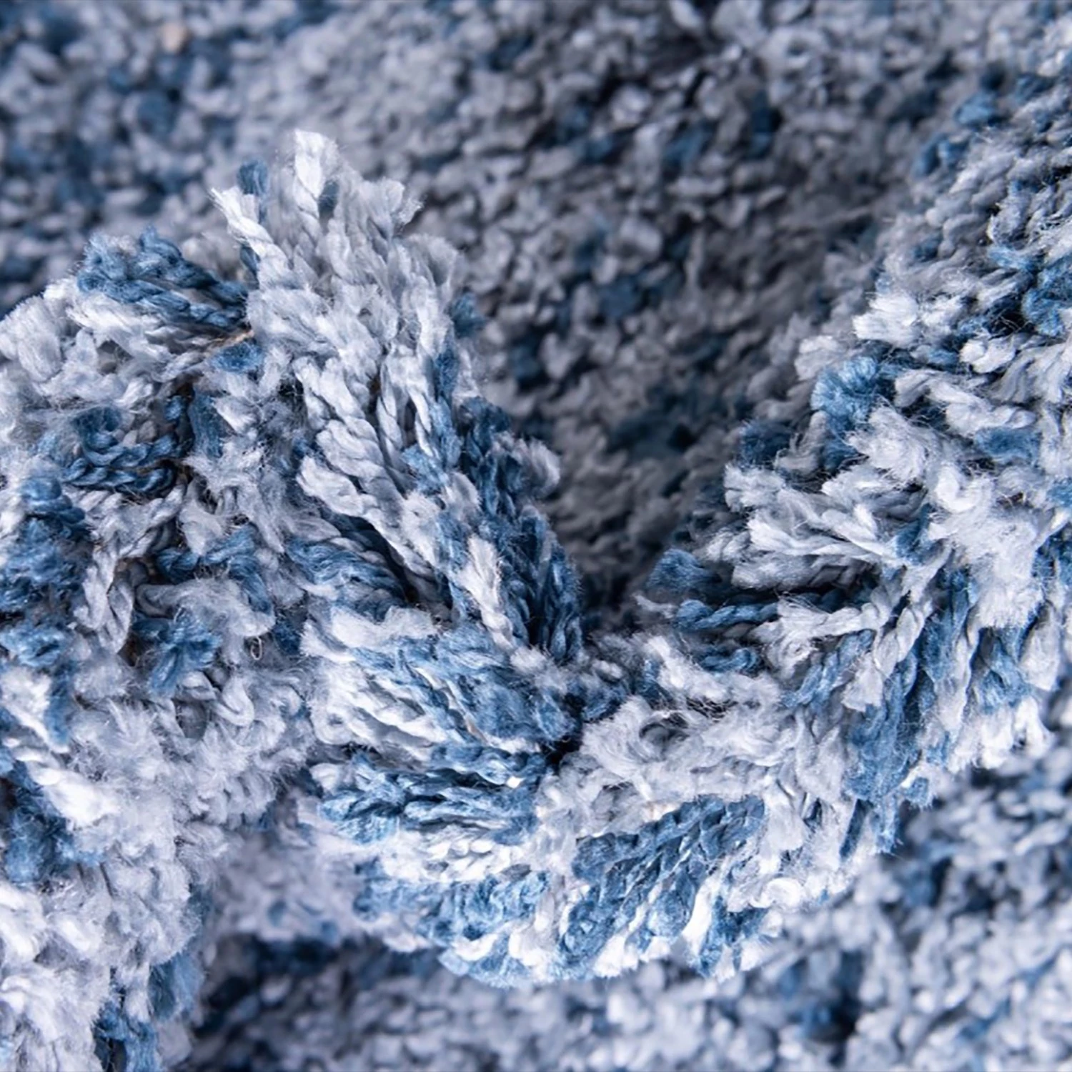 Top Square Tapis épais Top Shag VI - Polypropylène / Envers : - Bleu 6 Top Square Tapis épais Top Shag VI - Polypropylène / Envers : - Bleu – Image 4