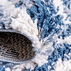 Top Square Tapis épais Top Shag V - Polypropylène / Envers : - Bleu -Tapis Soldes Boutique 1000284666 210819 14282903428 DETAILS P000000001000284666