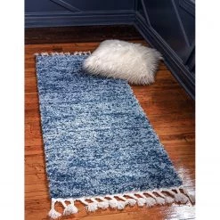 Top Square Tapis de couloir Top Shag III - Polypropylène / Envers : - Bleu -Tapis Soldes Boutique 1000284677 210819 14324403713 MOOD DETAILS P000000001000284677 mood