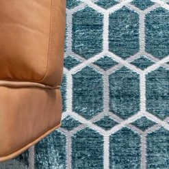 Top Square Tapis Titan Trellis III - Polypropylène / Envers : - Bleu -Tapis Soldes Boutique 1000284679 210819 14322103689 DETAILS P000000001000284679