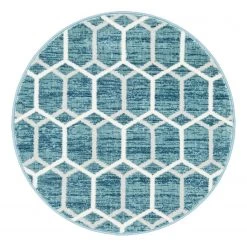 Top Square Tapis Titan Trellis III - Polypropylène / Envers : - Bleu