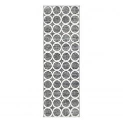 Top Square Tapis de couloir Titan Trellis II - Polypropylène / Envers : - Gris foncé