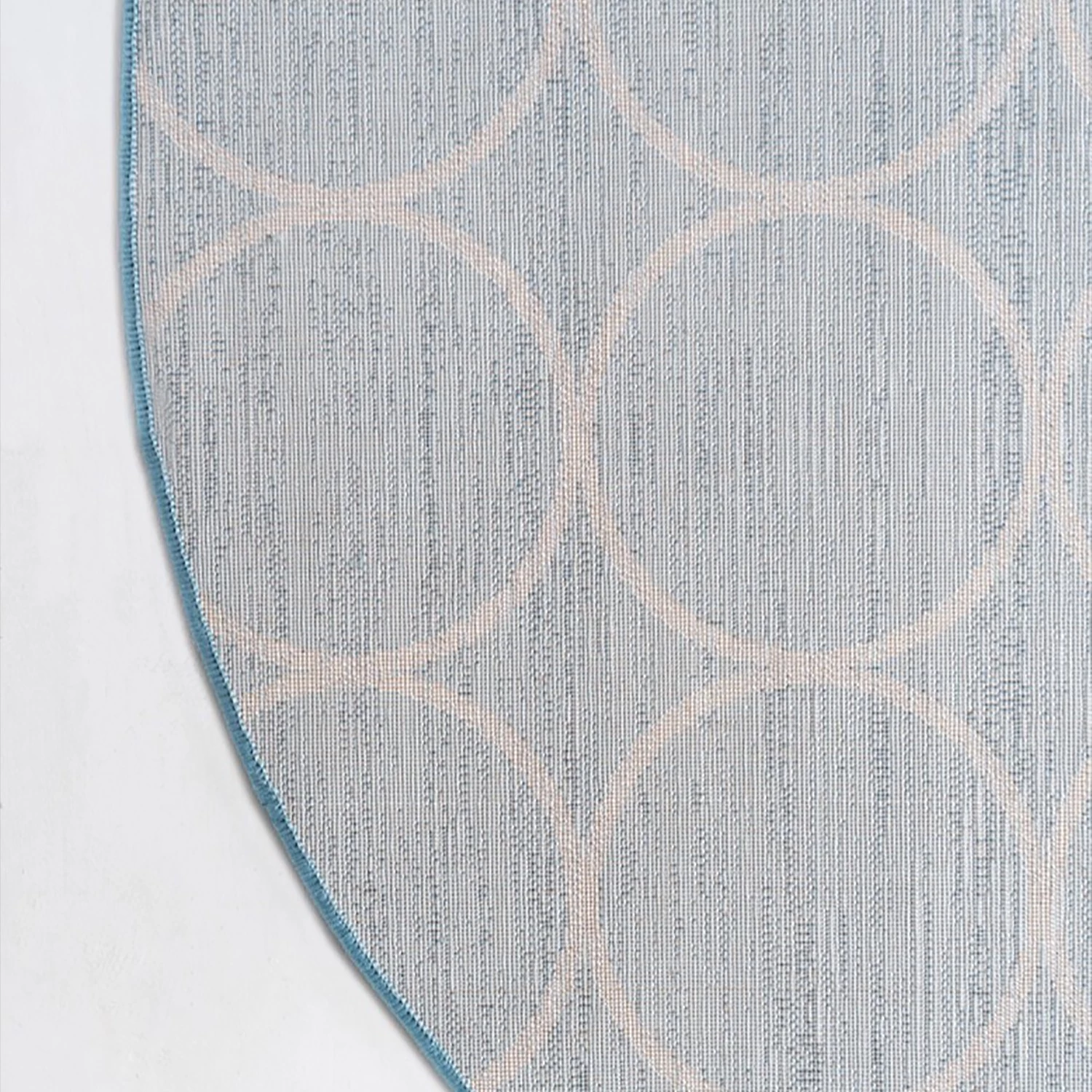 Top Square Tapis Titan Trellis IV - Polypropylène / Envers : - Bleu 8 Top Square Tapis Titan Trellis IV - Polypropylène / Envers : - Bleu – Image 6