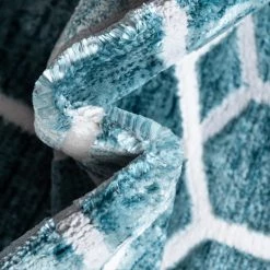 Top Square Tapis Titan Trellis I - Polypropylène / Envers : - Bleu - 185 x 275 cm -Tapis Soldes Boutique 1000284714 210819 14182002720 DETAILS P000000001000284714