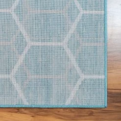 Top Square Tapis Titan Trellis I - Polypropylène / Envers : - Bleu - 185 x 275 cm -Tapis Soldes Boutique 1000284714 210819 14342803833 DETAILS P000000001000284714