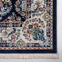 Top Square Tapis Almas IV - Polypropylène / Coton - Bleu marine - 90 x 150 cm -Tapis Soldes Boutique 1000284716 210819 13464800551 DETAILS P000000001000284716