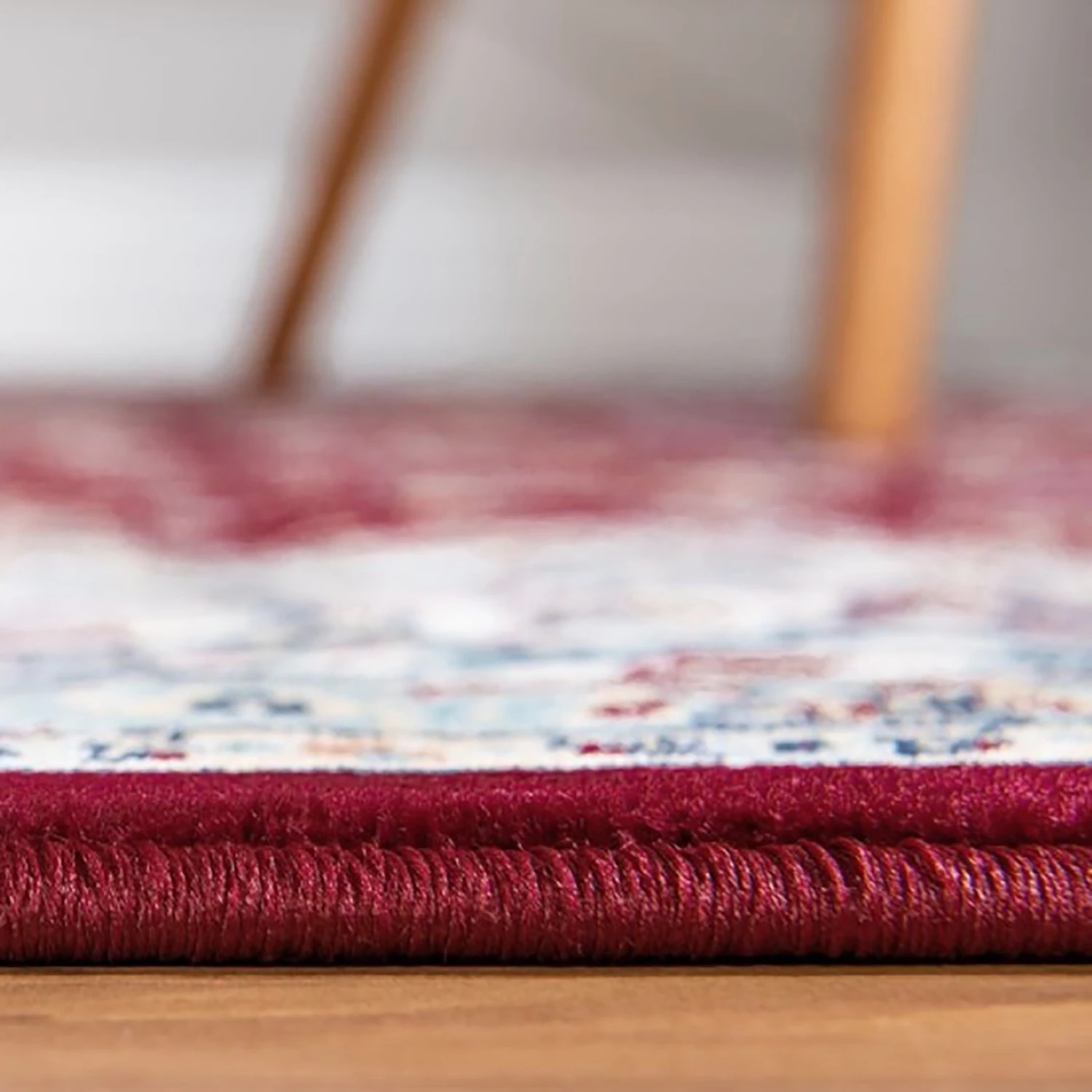 Top Square Tapis Almas II - Polypropylène / Coton - Rouge foncé - 150 x 245 cm 4 Top Square Tapis Almas II - Polypropylène / Coton - Rouge foncé - 150 x 245 cm – Image 2