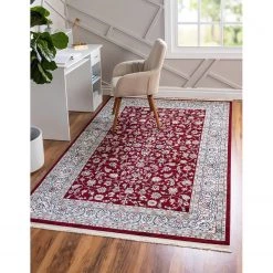 Top Square Tapis Almas II - Polypropylène / Coton - Rouge foncé - 150 x 245 cm 13 Top Square Tapis Almas II - Polypropylène / Coton - Rouge foncé - 150 x 245 cm -Tapis Soldes Boutique 1000284720 210819 13462000516 MOOD DETAILS P000000001000284720 mood