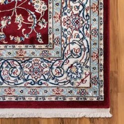 Top Square Tapis Almas II - Polypropylène / Coton - Rouge foncé - 150 x 245 cm 14 Top Square Tapis Almas II - Polypropylène / Coton - Rouge foncé - 150 x 245 cm -Tapis Soldes Boutique 1000284720 210819 13462100517 DETAILS P000000001000284720