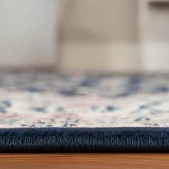 Top Square Tapis Almas Rond I - Polypropylène / Coton - Bleu marine 17 Top Square Tapis Almas Rond I - Polypropylène / Coton - Bleu marine -Tapis Soldes Boutique 1000284725 210819 13453200455 DETAILS P000000001000284725