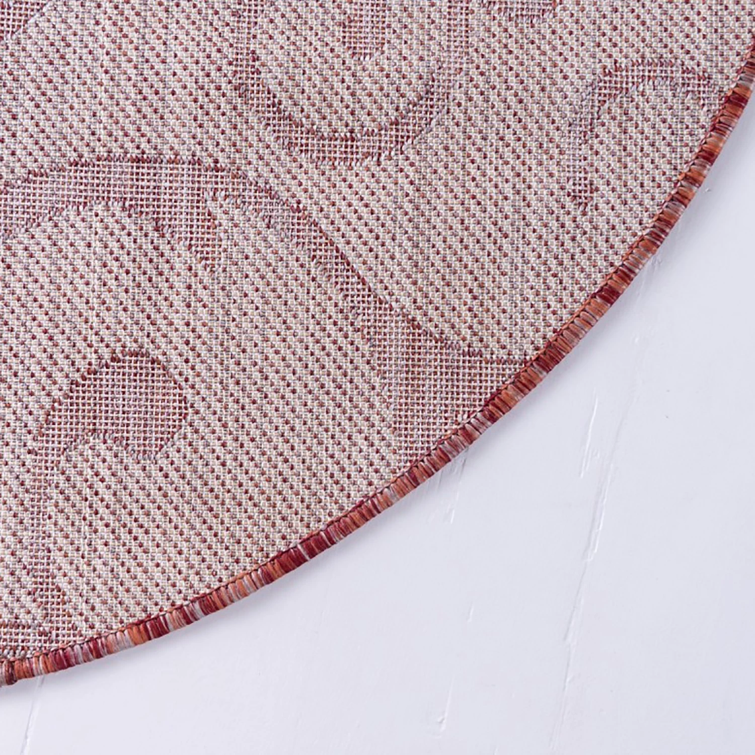 Top Square Tapis intérieur / extérieur Beauties II - polypropylène - Rouge 5 Top Square Tapis intérieur / extérieur Beauties II - polypropylène - Rouge – Image 3