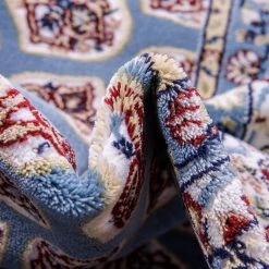 Top Square Tapis Almas III - Polypropylène / Coton - Bleu - 150 x 245 cm -Tapis Soldes Boutique 1000284744 210819 13435100334 DETAILS P000000001000284744