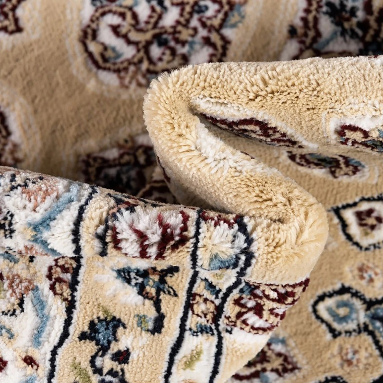 Top Square Tapis Almas Rond II - Polypropylène / Coton - Marron 4 Top Square Tapis Almas Rond II - Polypropylène / Coton - Marron – Image 2