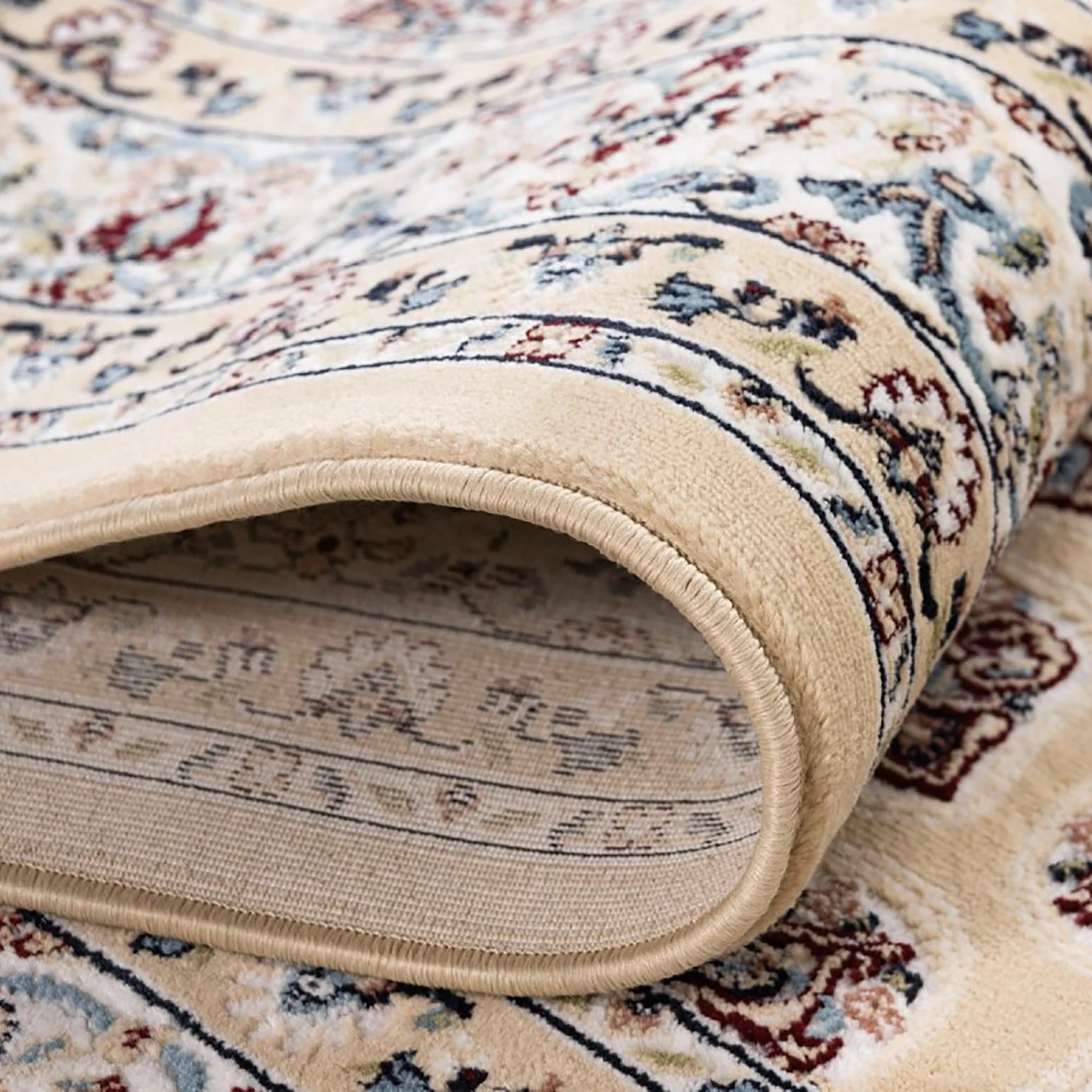 Top Square Tapis Almas Rond II - Polypropylène / Coton - Marron 6 Top Square Tapis Almas Rond II - Polypropylène / Coton - Marron – Image 4