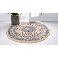 Top Square Tapis Almas Rond II - Polypropylène / Coton - Marron 17 Top Square Tapis Almas Rond II - Polypropylène / Coton - Marron -Tapis Soldes Boutique 1000284746 210819 13435300337 MOOD DETAILS P000000001000284746 mood