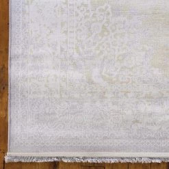 Top Square Tapis Claasy New I - Polypropylène / Coton - Vert clair -Tapis Soldes Boutique 1000284760 210819 13424100248 DETAILS P000000001000284760