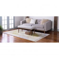 Top Square Tapis Claasy New I - Polypropylène / Coton - Vert clair -Tapis Soldes Boutique 1000284760 210819 13425000258 MOOD DETAILS P000000001000284760 mood