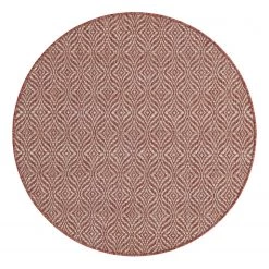 Top Square Tapis int. / ext. Cloud Crosses VIII - polypropylène - Rouge