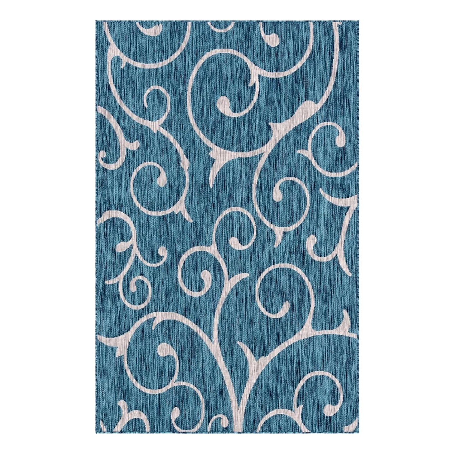 Top Square Tapis intérieur / extérieur Beauties I - polypropylène - Bleu pétrole - 150 x 245 cm 3 Top Square Tapis intérieur / extérieur Beauties I - polypropylène - Bleu pétrole - 150 x 245 cm