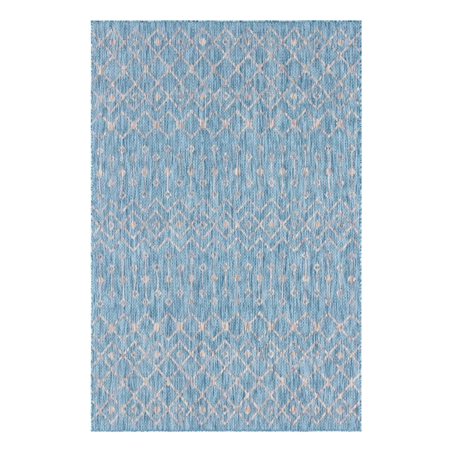 Top Square Tapis intérieur / ext. Cloud Crosses III - Polypropylène - Turquoise - 185 x 275 cm 3 Top Square Tapis intérieur / ext. Cloud Crosses III - Polypropylène - Turquoise - 185 x 275 cm