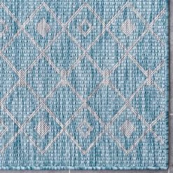 Top Square Tapis intérieur / ext. Cloud Crosses III - Polypropylène - Turquoise - 185 x 275 cm 15 Top Square Tapis intérieur / ext. Cloud Crosses III - Polypropylène - Turquoise - 185 x 275 cm -Tapis Soldes Boutique 1000284818 210819 13563901276 DETAILS P000000001000284818