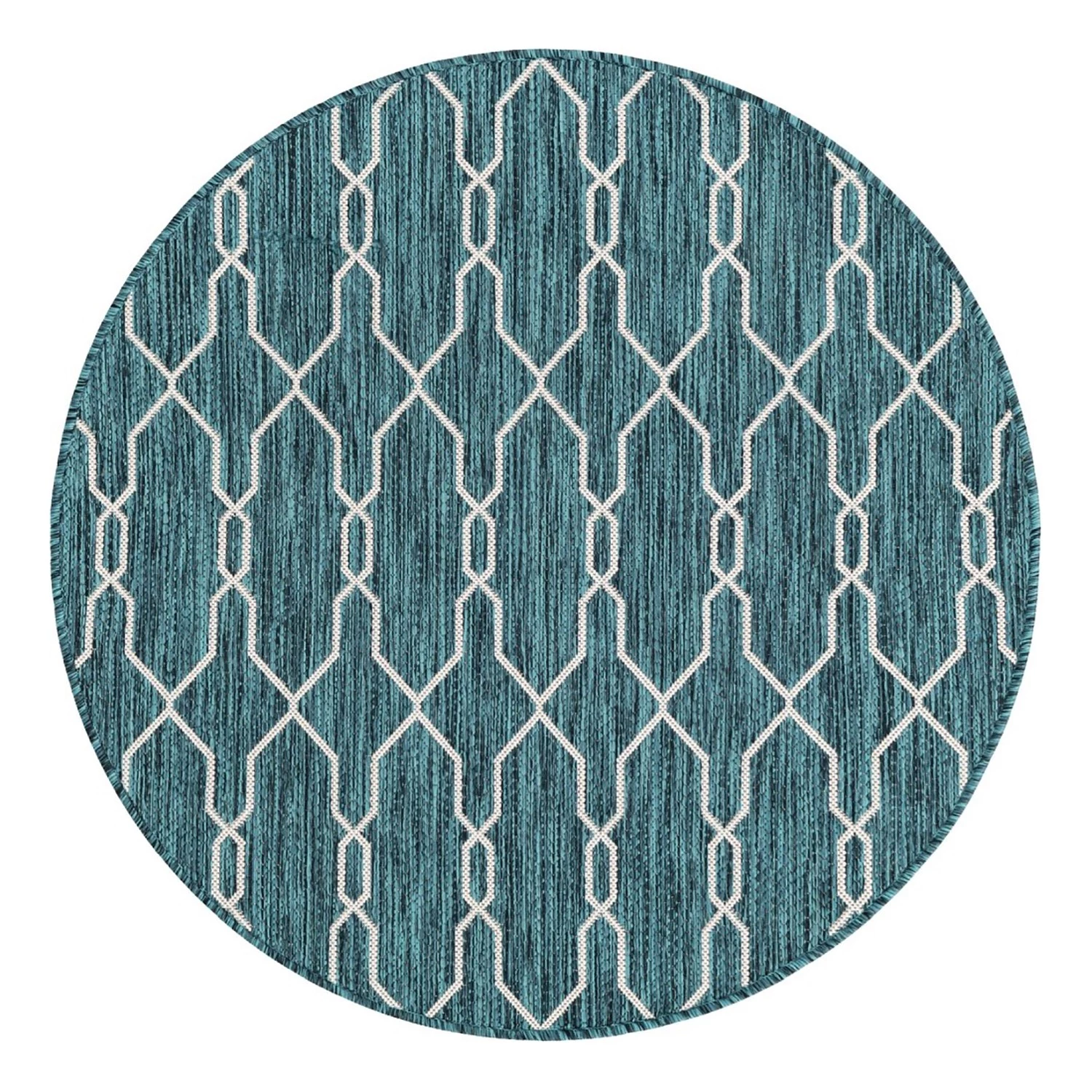 Top Square Tapis intérieur / ext. Cloud Crosses VI - polypropylène - Bleu pétrole 3 Top Square Tapis intérieur / ext. Cloud Crosses VI - polypropylène - Bleu pétrole