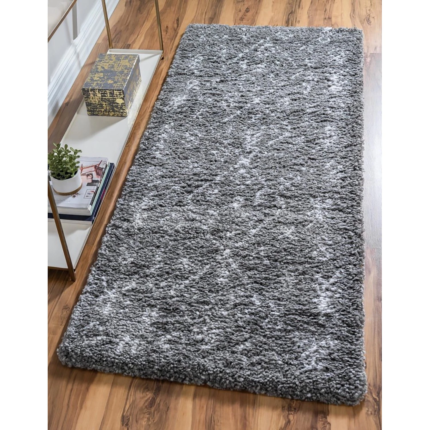 Top Square Tapis de couloir Temara Shag II - Polypropylène / Envers : - Gris - 80 x 305 cm 5 Top Square Tapis de couloir Temara Shag II - Polypropylène / Envers : - Gris - 80 x 305 cm – Image 3