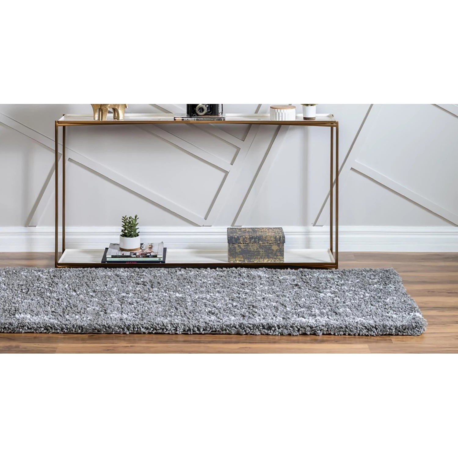Top Square Tapis de couloir Temara Shag II - Polypropylène / Envers : - Gris - 80 x 305 cm 6 Top Square Tapis de couloir Temara Shag II - Polypropylène / Envers : - Gris - 80 x 305 cm – Image 4