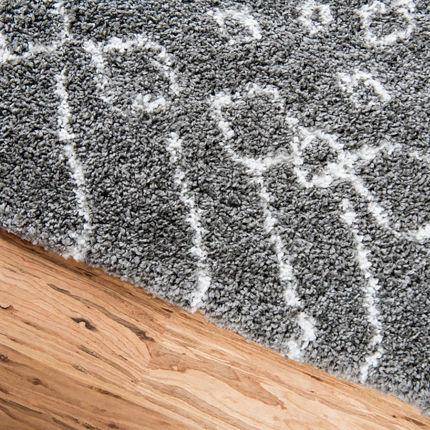 Top Square Tapis Temara Shag I - Polypropylène / Envers : - Gris - 120 x 185 cm 5 Top Square Tapis Temara Shag I - Polypropylène / Envers : - Gris - 120 x 185 cm – Image 3