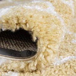 Top Square Tapis de couloir Temara Shag IV - Polypropylène / Envers : - Jaune - 80 x 185 cm -Tapis Soldes Boutique 1000284869 210819 14364404026 DETAILS P000000001000284869