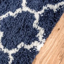 Top Square Tapis Temara Shag V - Polypropylène / Envers : - Bleu marine - 120 x 185 cm -Tapis Soldes Boutique 1000284917 210819 14383104172 DETAILS P000000001000284917