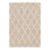 Top Square Tapis Temara Shag II - Polypropylène / Envers : - Beige - 120 x 185 cm