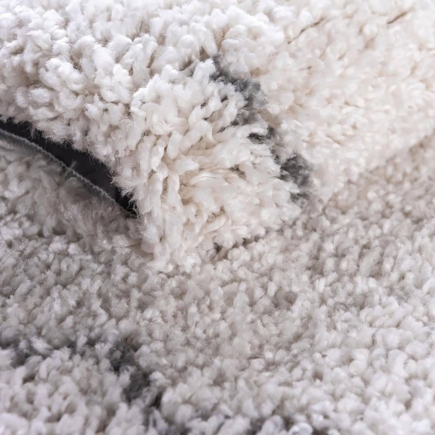 Top Square Tapis Temara Shag IV - Polypropylène / Envers : - Crème - 120 x 185 cm 5 Top Square Tapis Temara Shag IV - Polypropylène / Envers : - Crème - 120 x 185 cm – Image 3