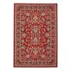 Top Square Tapis Zarin Hill II - Polyester / Jute - Rouge - 185 x 275 cm