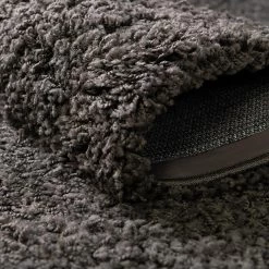 Top Square Tapis épais Shaggy Shag I - Polypropylène - Gris foncé - 185 x 275 cm -Tapis Soldes Boutique 1000285076 210819 14422704508 DETAILS P000000001000285076